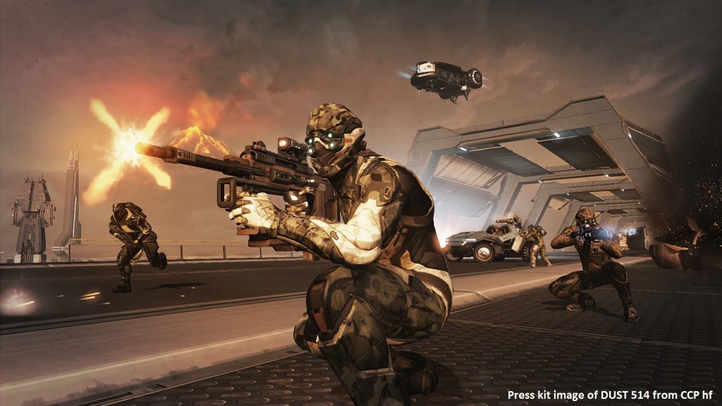 Press kit image of DUST 514 from CCP hf